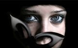 Woman in Mask
